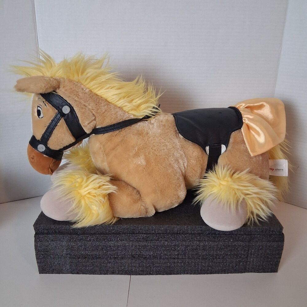 Disney Store Phillipe Beauty & the Beast Belles Pony Horse 18” Plush Stuffed Toy